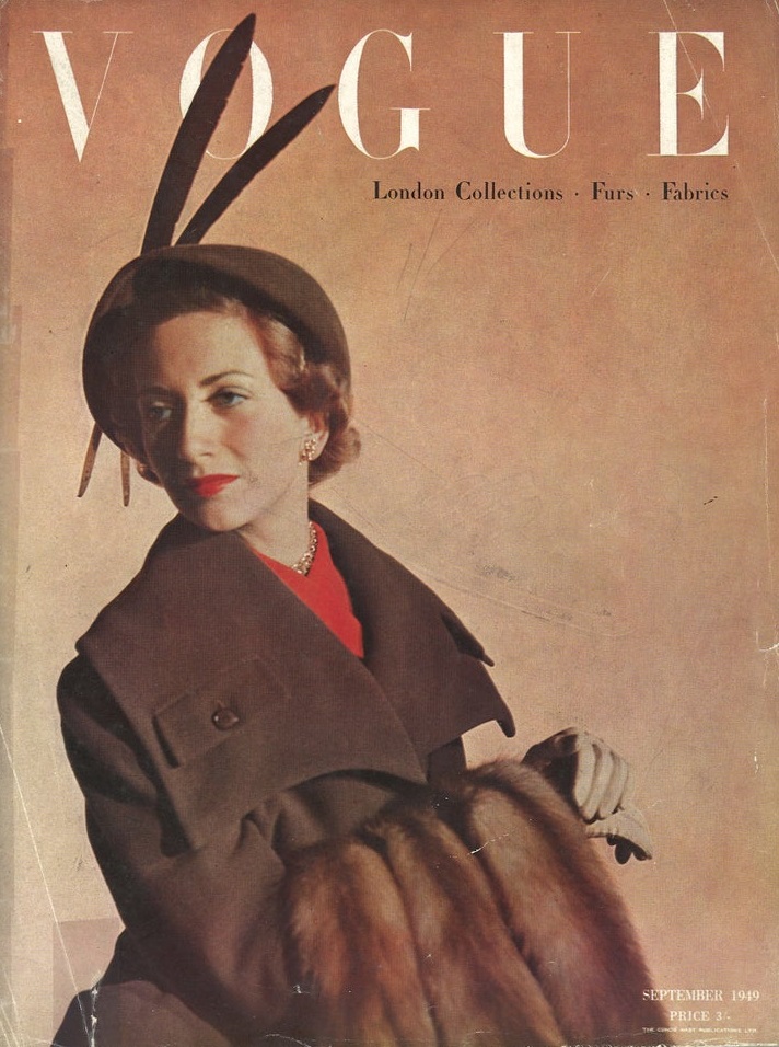 British Vogue Cover September 1949