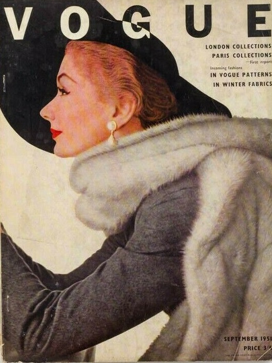 British Vogue Cover September 1951