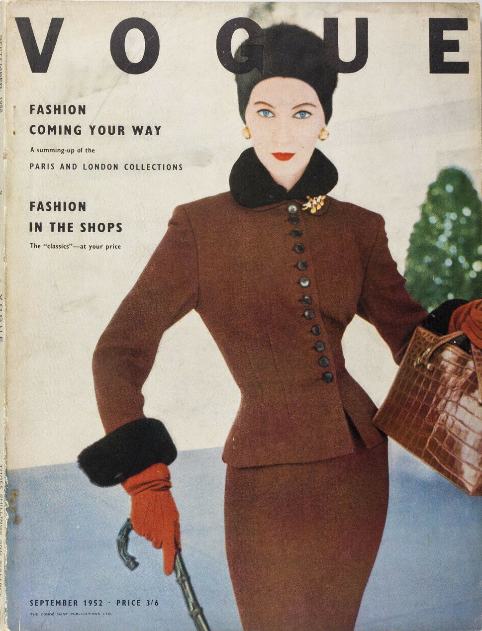 British Vogue Cover September 1952