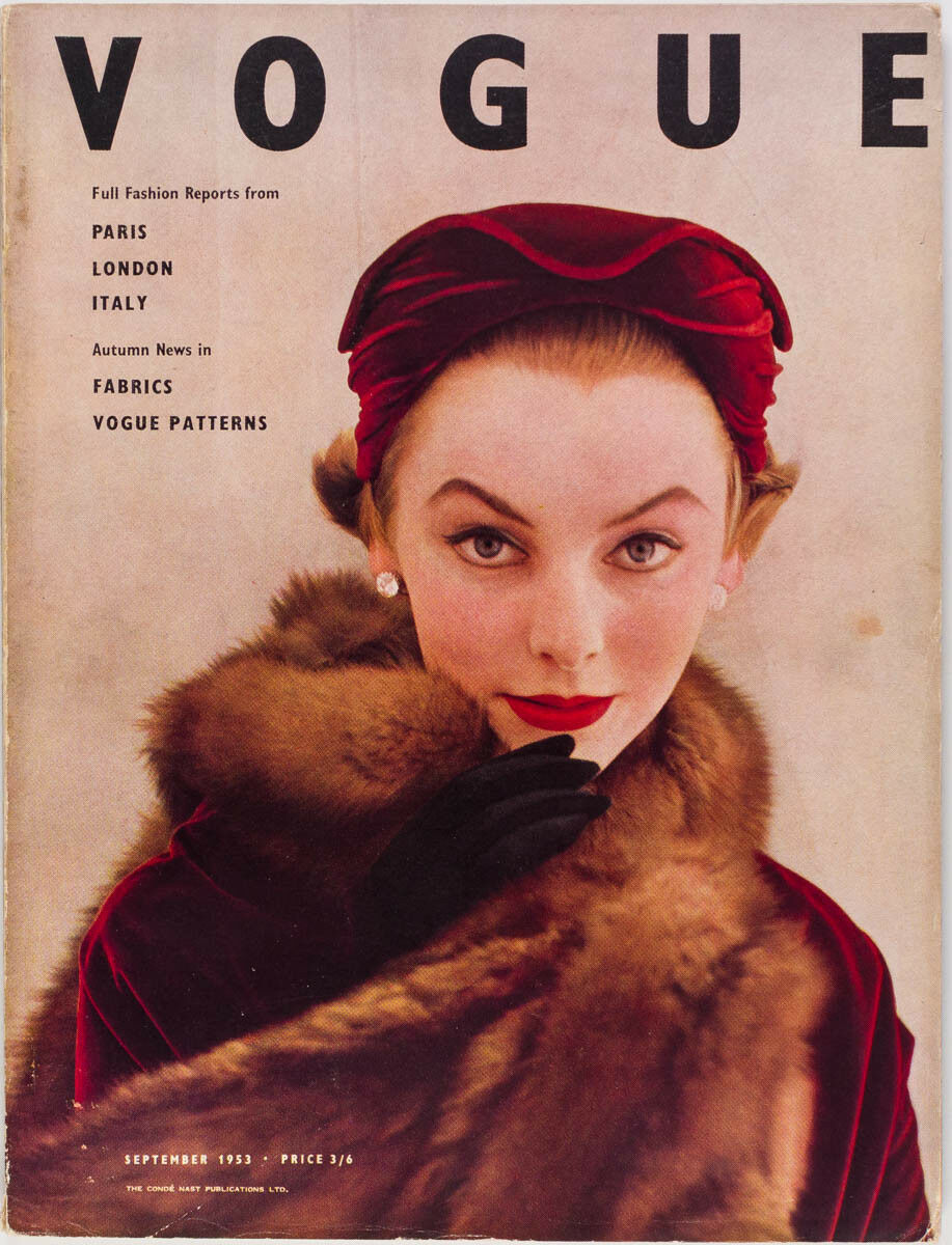 British Vogue Cover September 1953