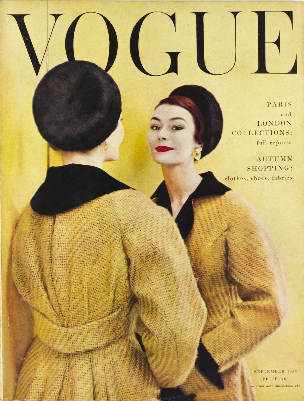 British Vogue Cover September 1954