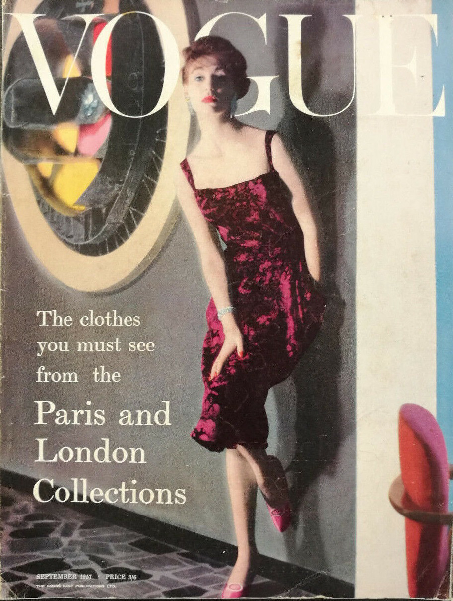 British Vogue Cover September 1957