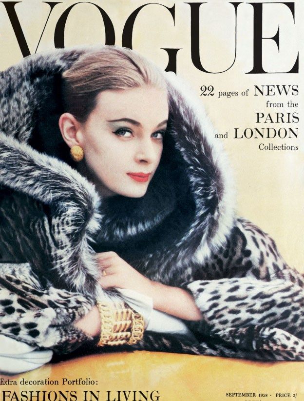 British Vogue Cover September 1958