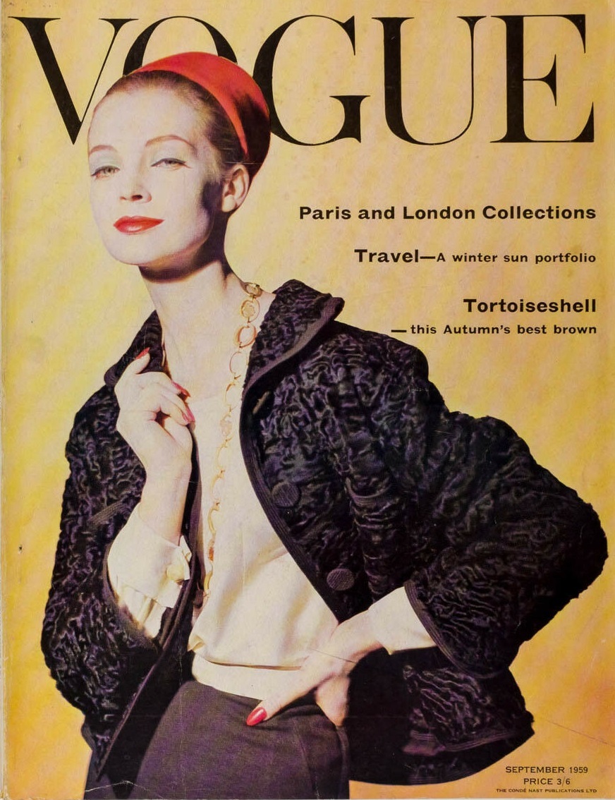 British Vogue Cover September 1959