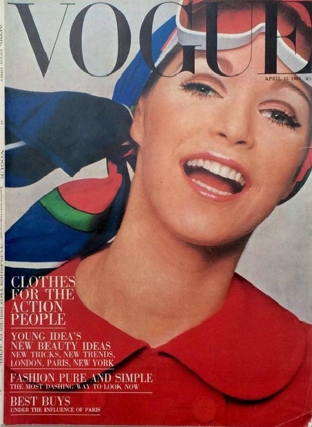 British Vogue Cover April 1967