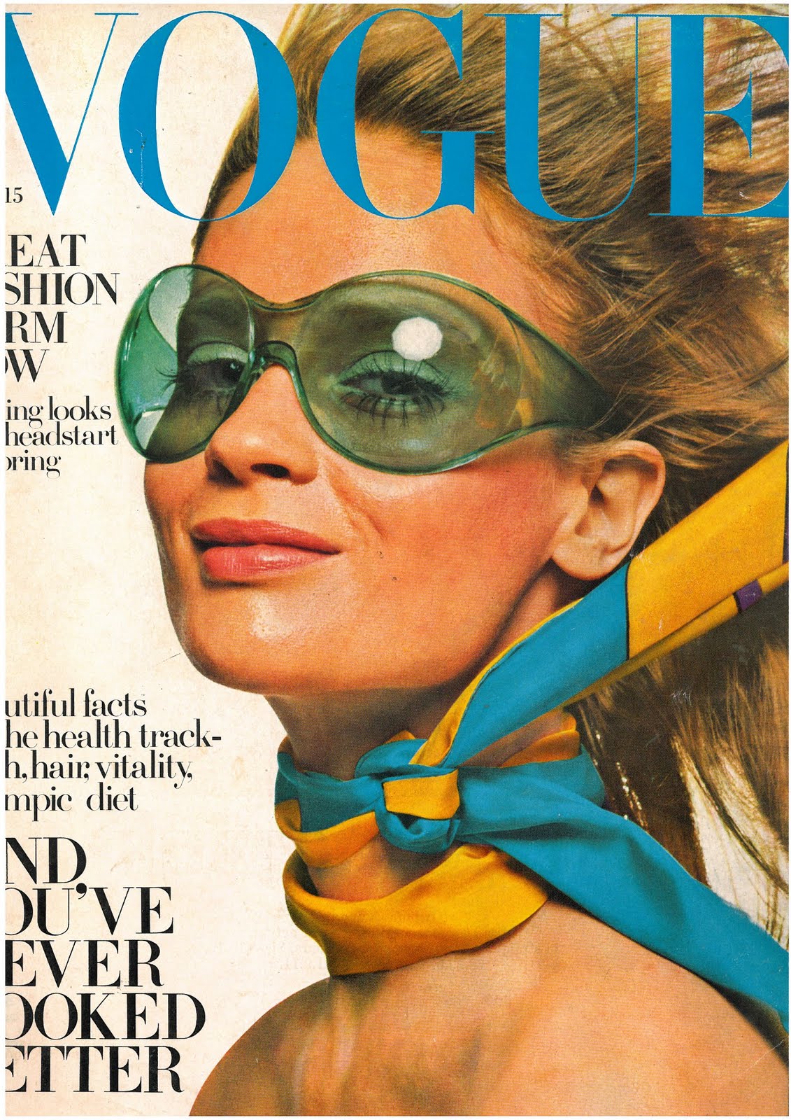 British Vogue Cover April 1968