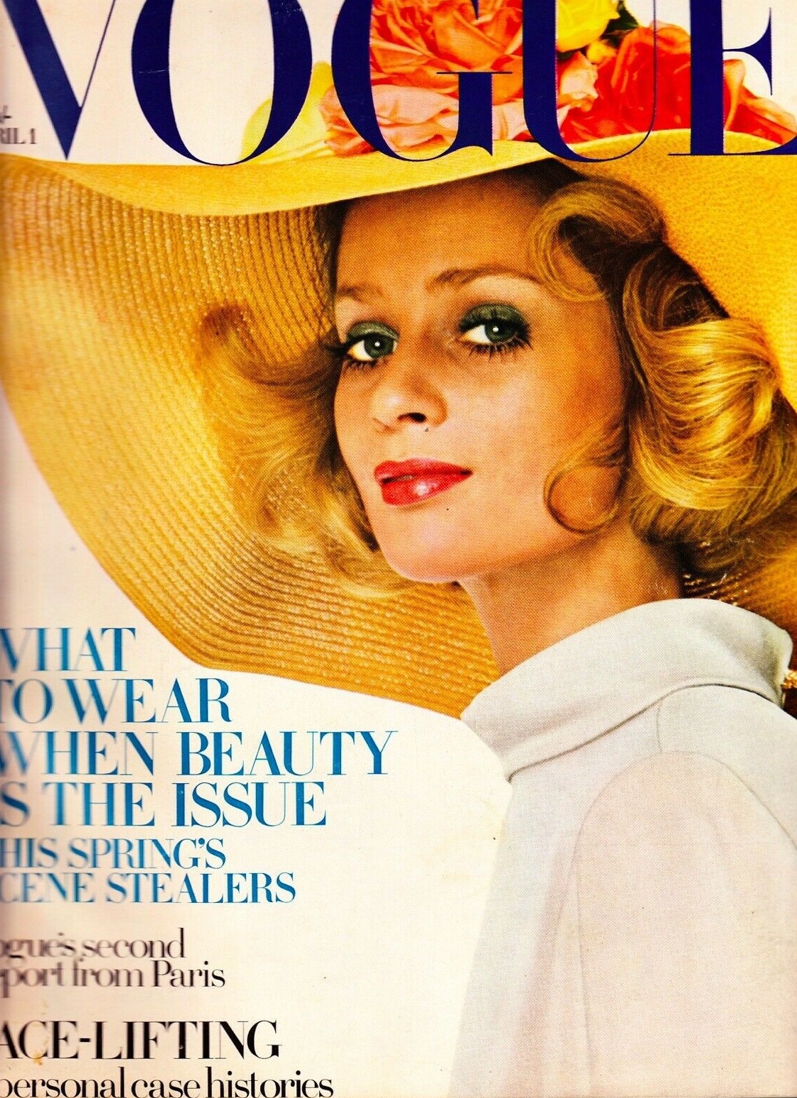 British Vogue Cover April 1968