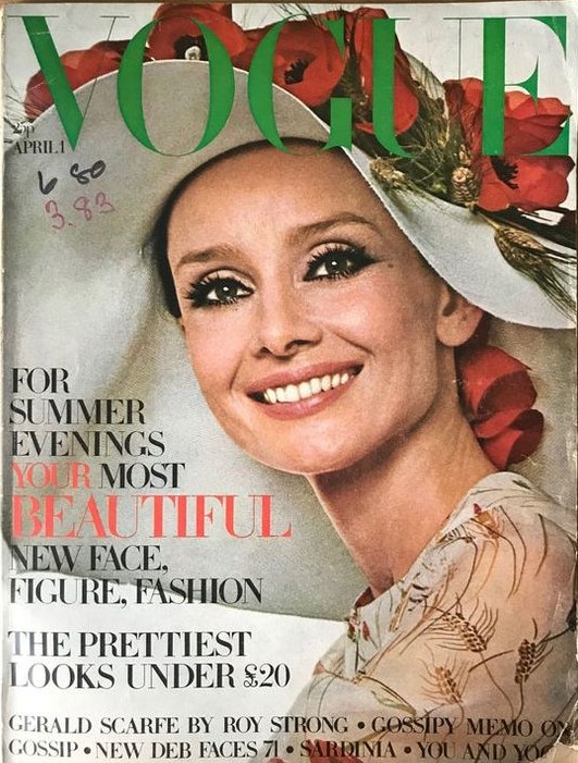 British Vogue Cover April 1971