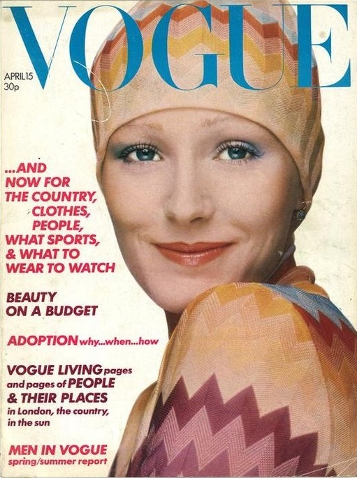 British Vogue Cover April 1973