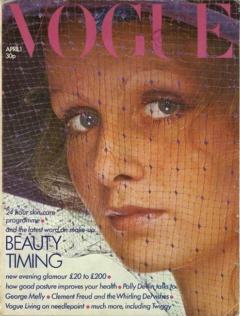 British Vogue Cover April 1973