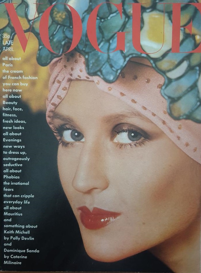 British Vogue Cover April 1974