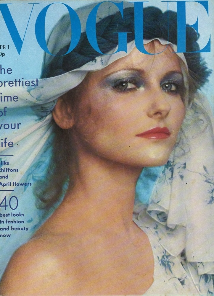 British Vogue Cover April 1975