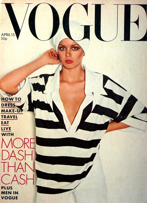 British Vogue Cover April 1976