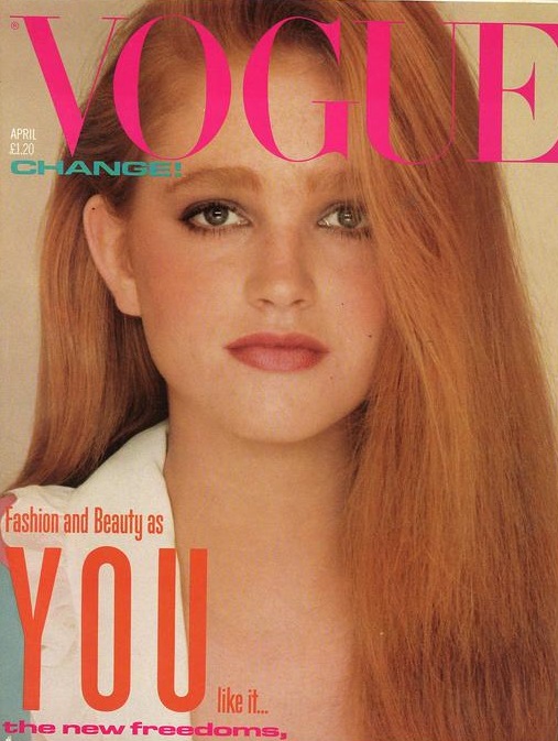 British Vogue Cover April 1982