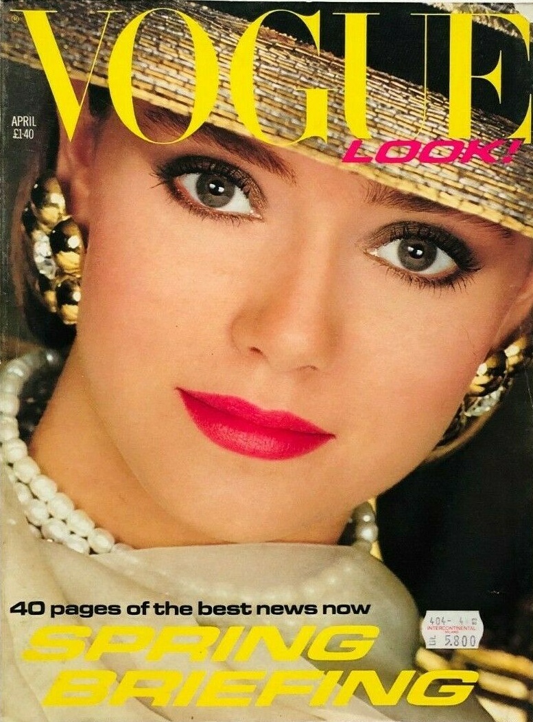 British Vogue Cover April 1983