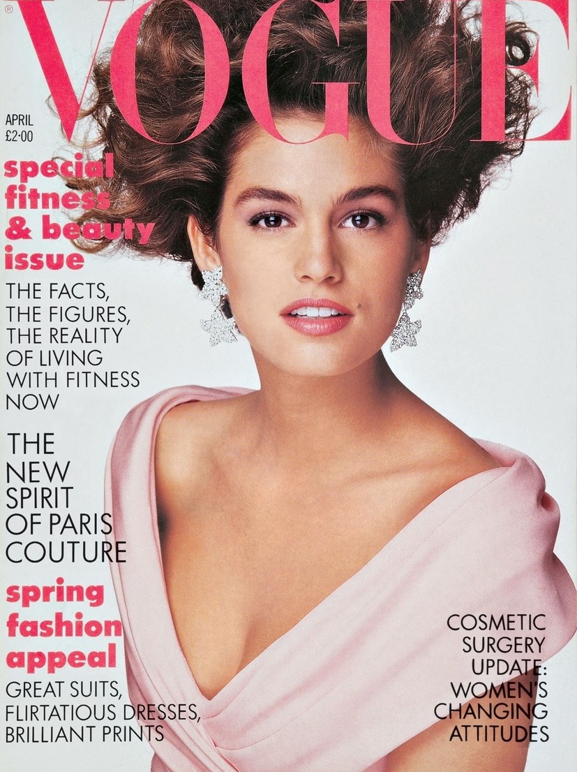 British Vogue Cover April 1987