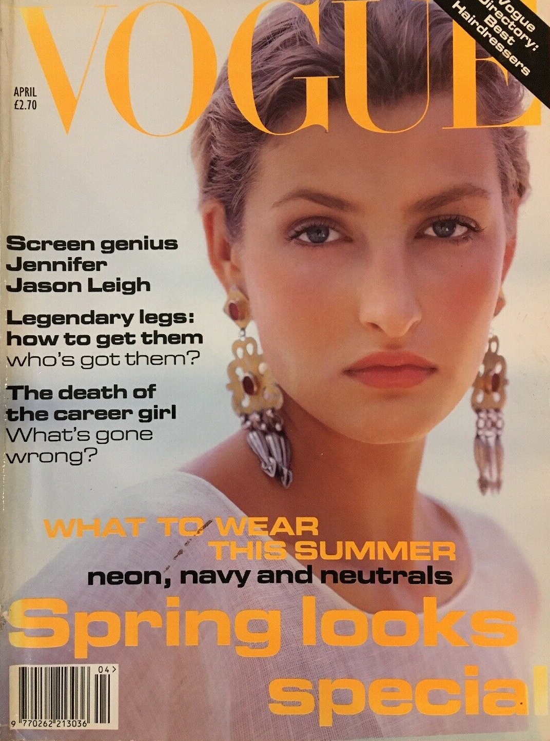 British Vogue Cover April 1994