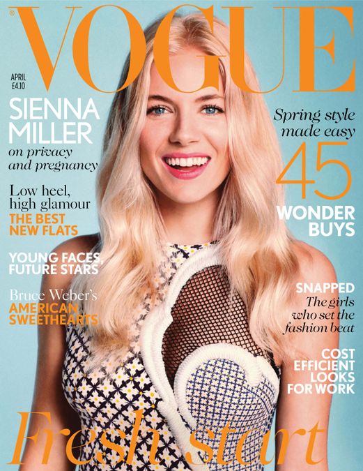 British Vogue Cover April 2012