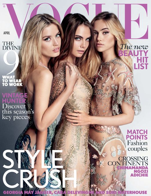 British Vogue Cover April 2015