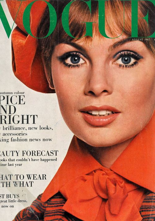 British Vogue Cover August 1967