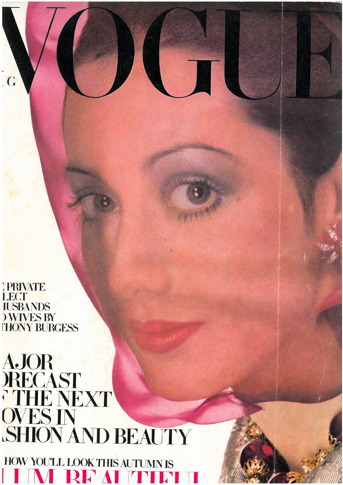 British Vogue Cover August 1968