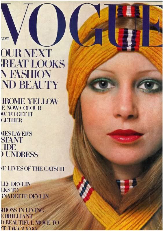 British Vogue Cover August 1969