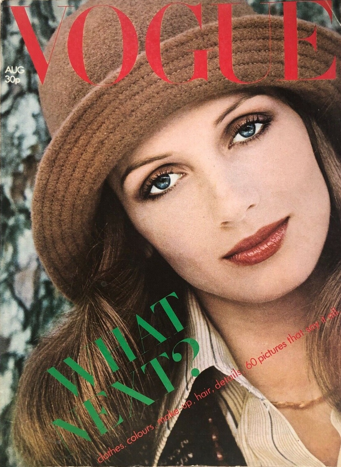 British Vogue Cover August 1973