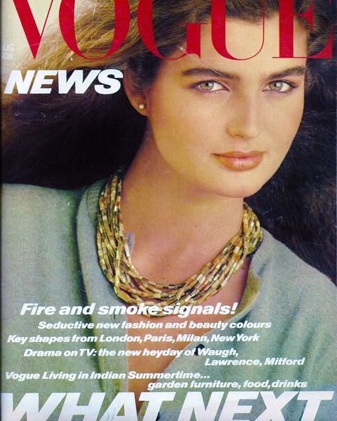 British Vogue Cover August 1980