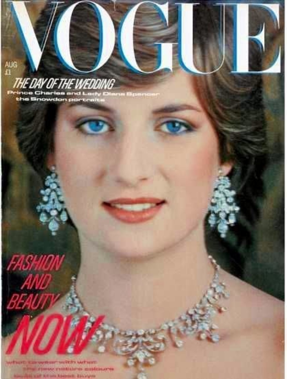 British Vogue Cover August 1981