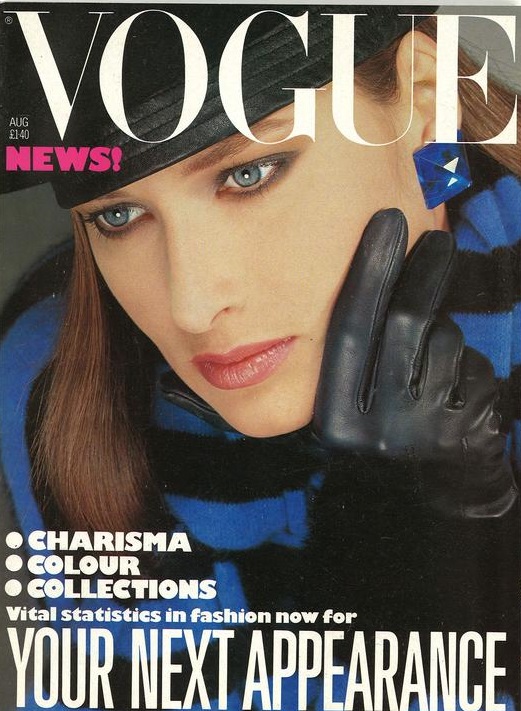 British Vogue Cover August 1983