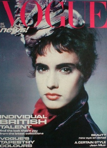 British Vogue Cover August 1985