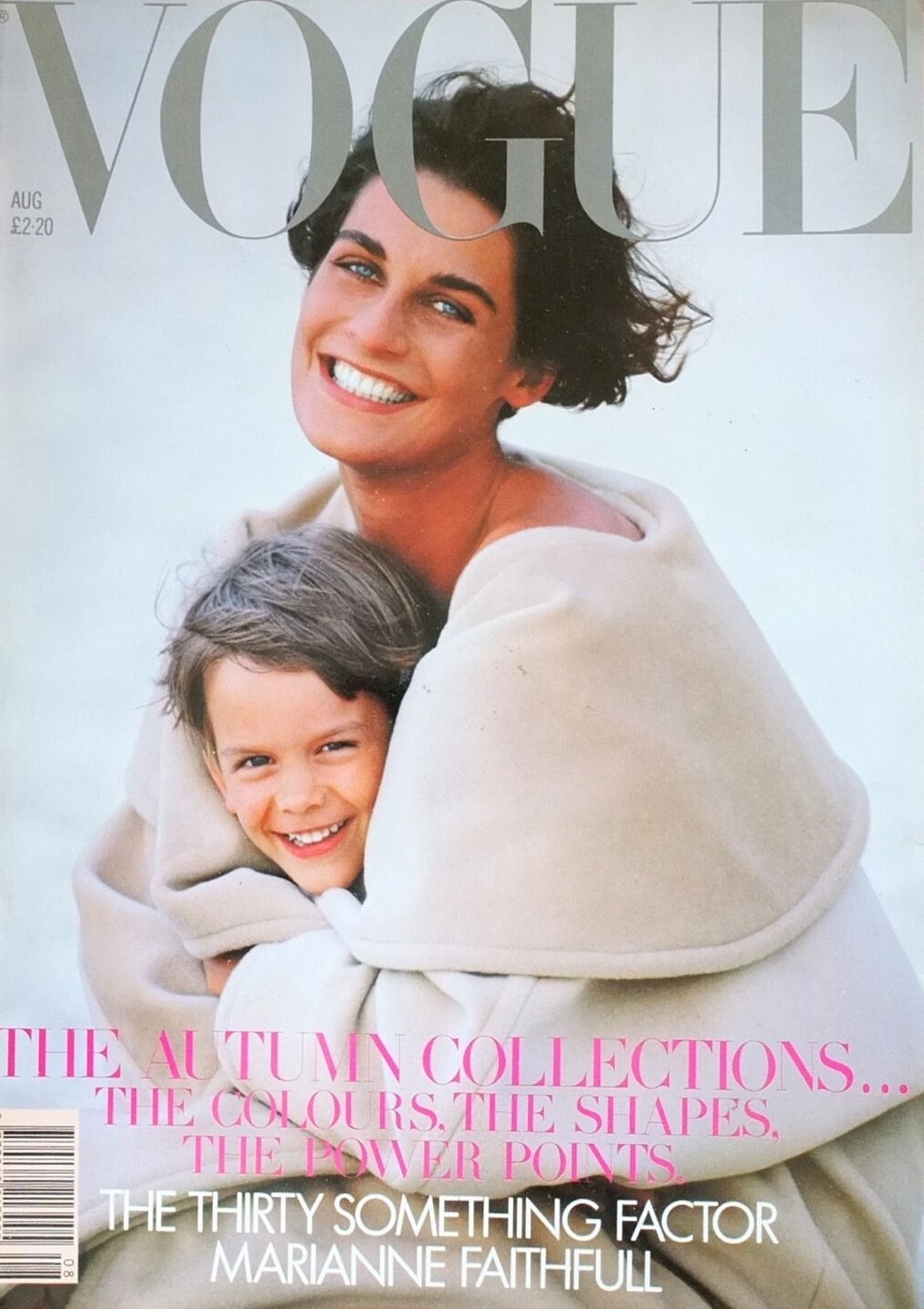 British Vogue Cover August 1989