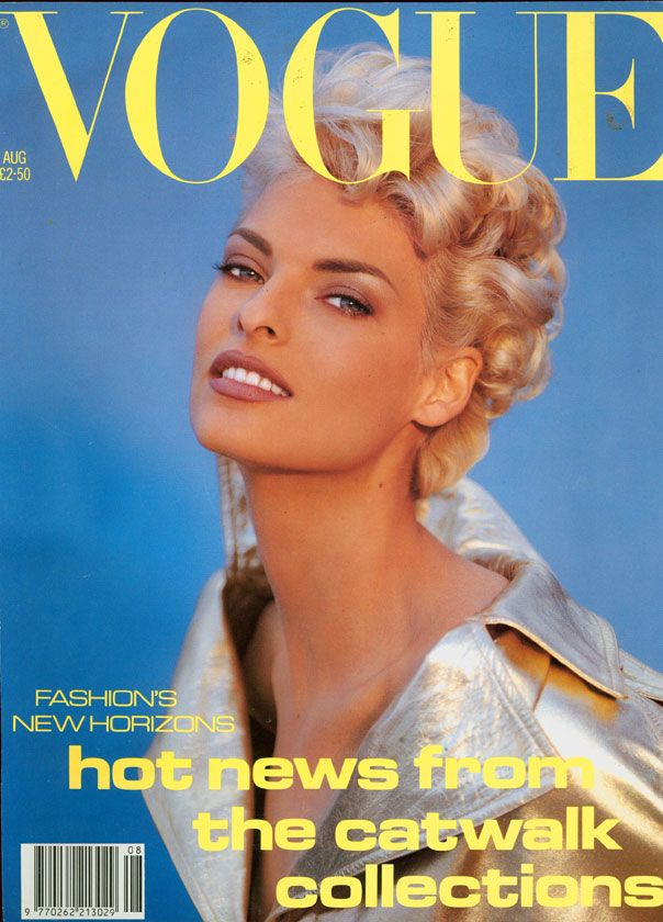 British Vogue Cover August 1991