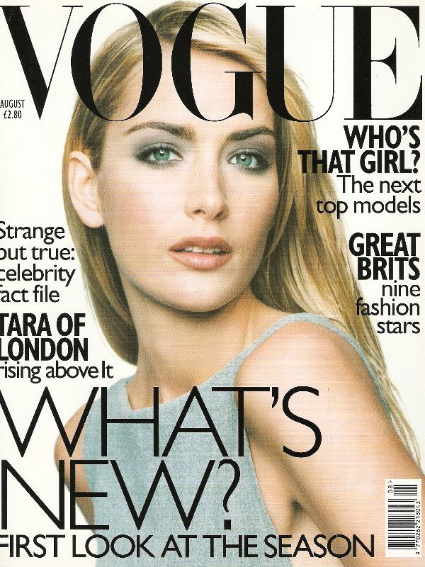 British Vogue Cover August 1997