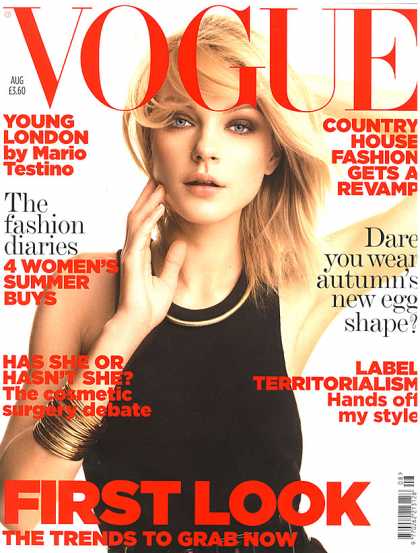 British Vogue Cover August 2006