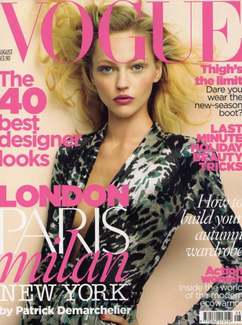 British Vogue Cover August 2009