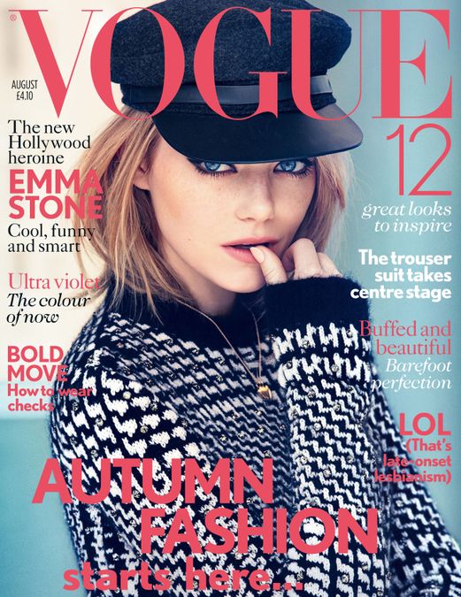 British Vogue Cover August 2012