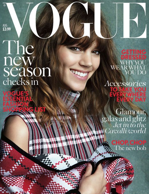 British Vogue Cover August 2013