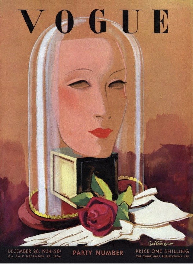 British Vogue Cover December 1934