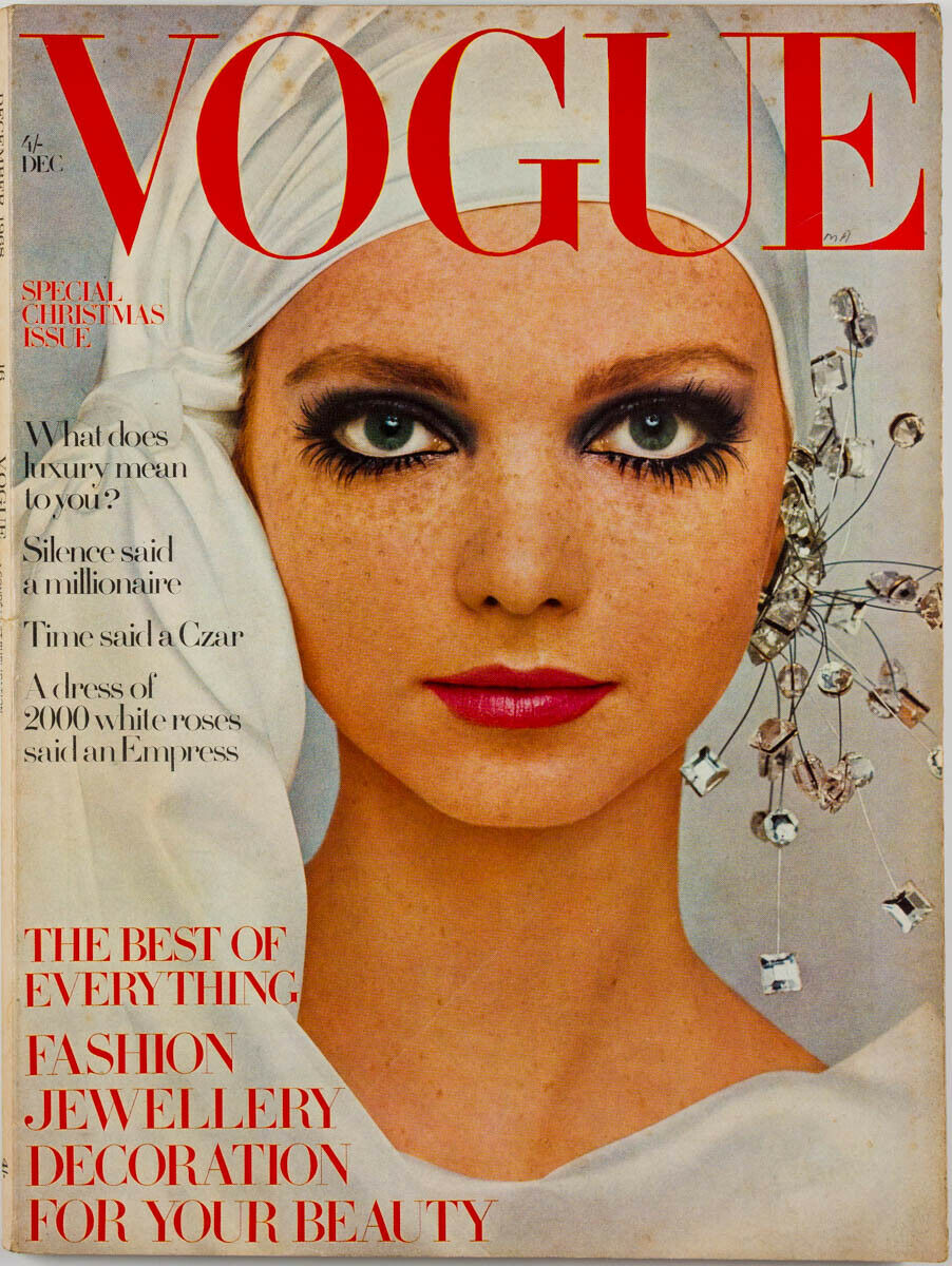 British Vogue Cover December 1968