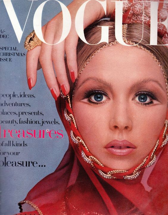 British Vogue Cover December 1969