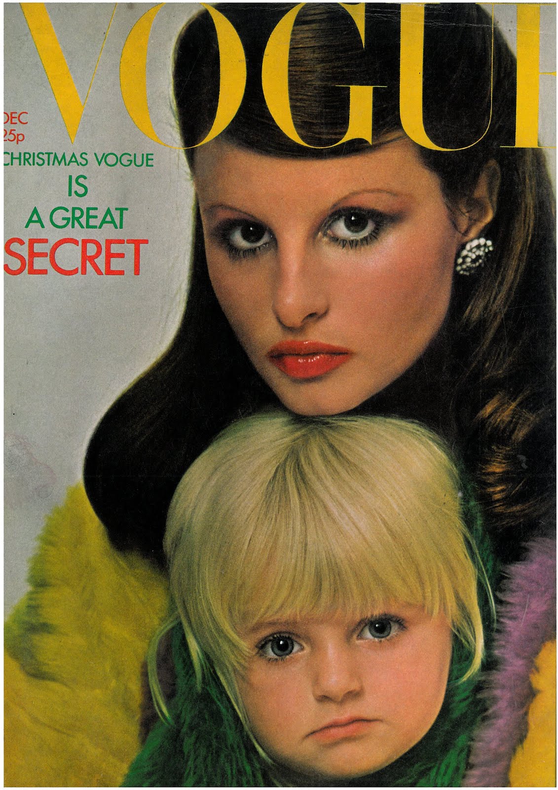 British Vogue Cover December 1971