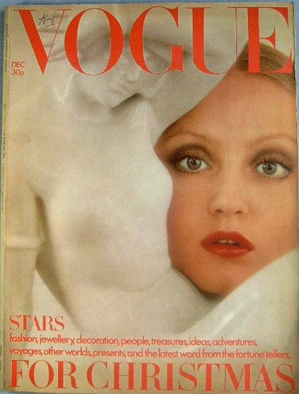 British Vogue Cover December 1972