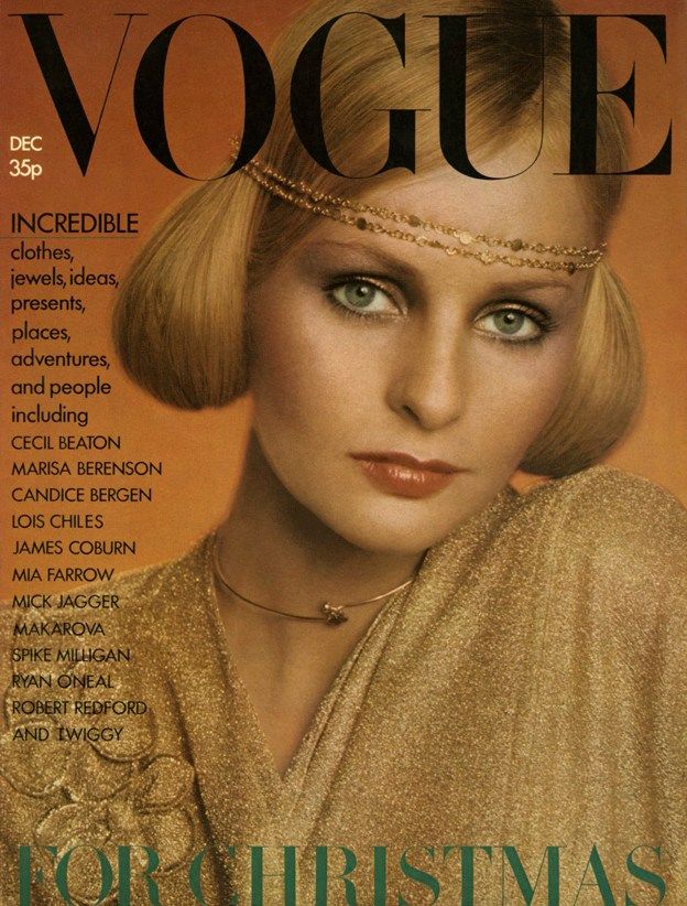 British Vogue Cover December 1973