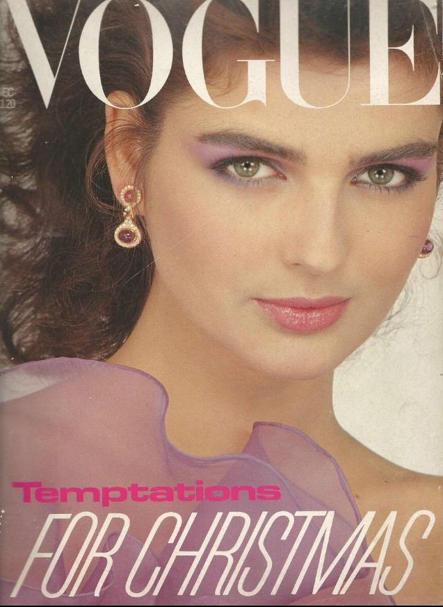 British Vogue Cover December 1981