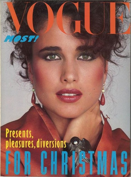 British Vogue Cover December 1982