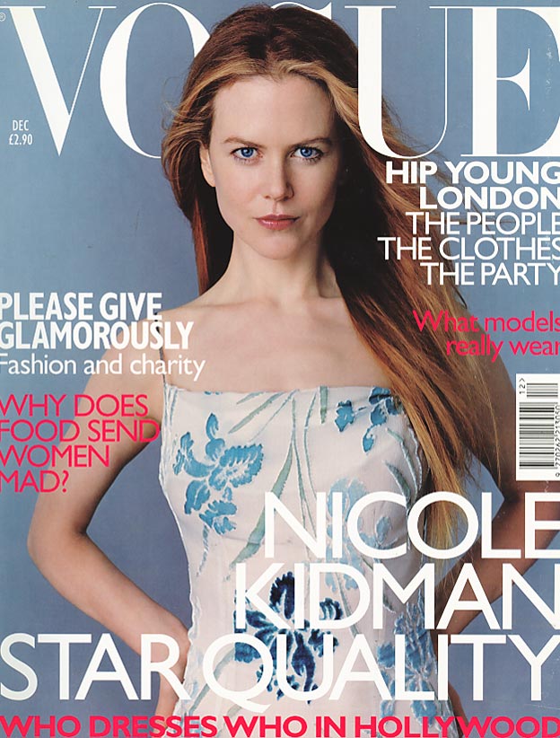 British Vogue Cover December 1998