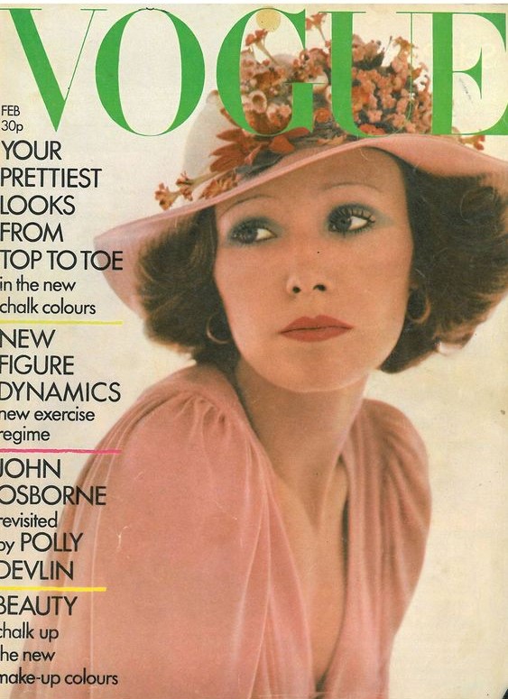 British Vogue Cover February 1973