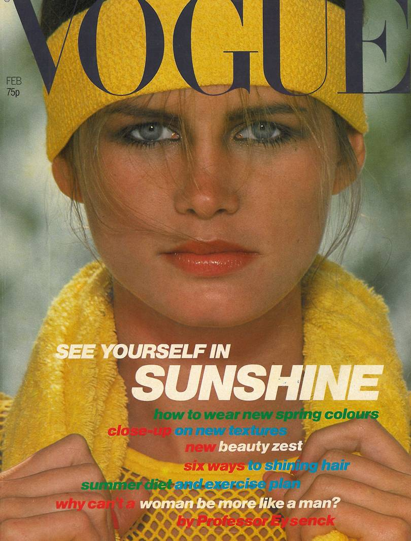 British Vogue Cover February 1978