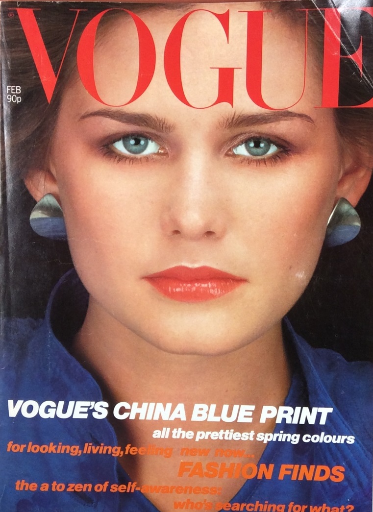 British Vogue Cover February 1980